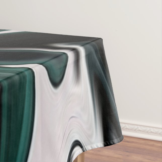 Abstract elegant fluid liquid marble flow texture tablecloth (In Situ)