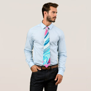 Abstract elegant fluid liquid marble flow texture tie