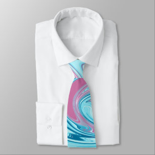 Abstract elegant fluid liquid marble flow texture tie
