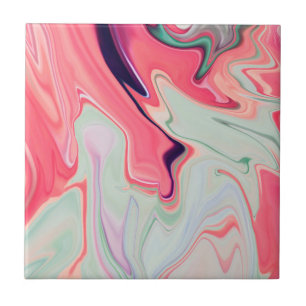 Abstract elegant fluid liquid marble flow texture tile