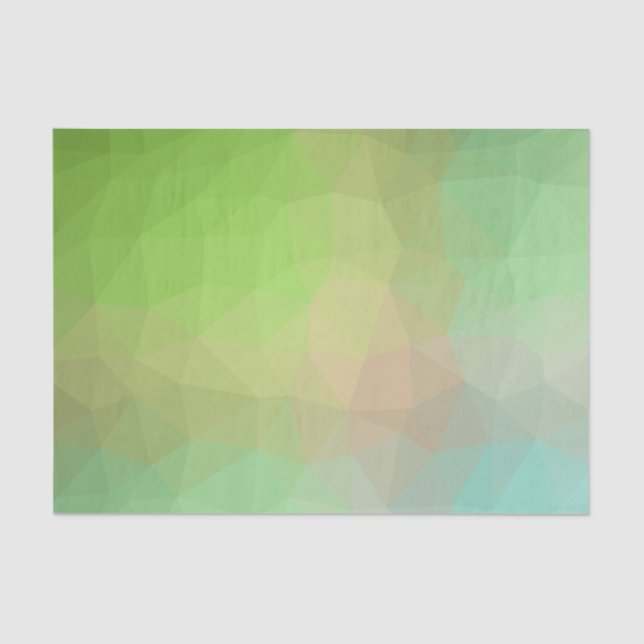 Abstract & Elegant Geo Designs - Watermelon Hue Tissue Paper (Front)