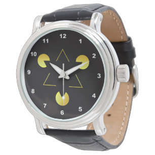 Abstract Elegant Golden Star illusion  Watch