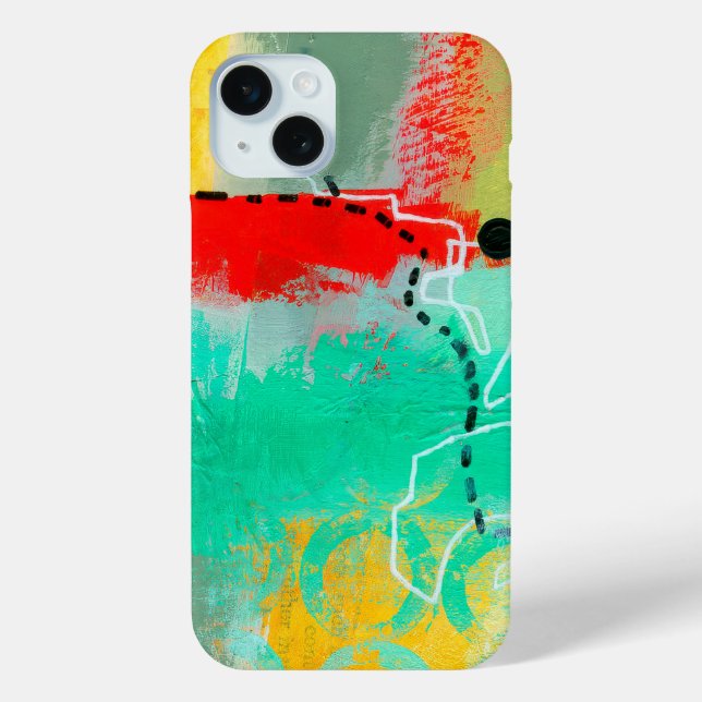 Abstract Elegant mixed Colourful painting pattern  Case-Mate iPhone Case (Back)