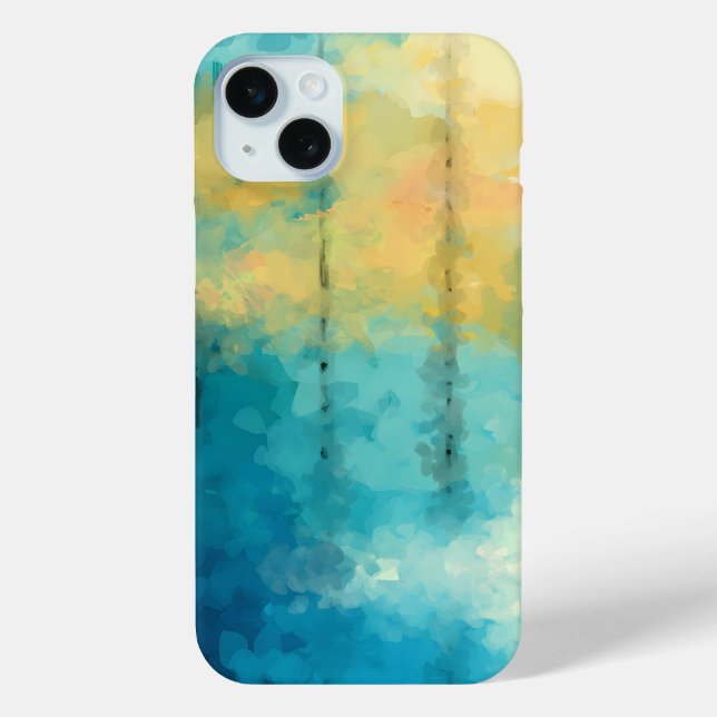 Abstract Elegant mixed Colourful painting pattern  Case-Mate iPhone Case (Back)