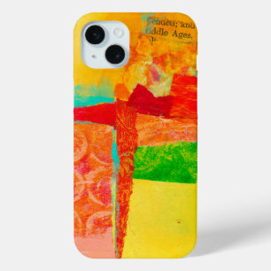 Abstract Elegant mixed Colourful painting pattern iPhone 15 Mini Case
