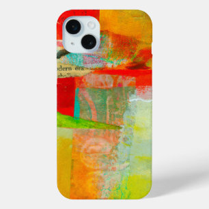 Abstract Elegant mixed Colourful painting pattern  iPhone 15 Mini Case
