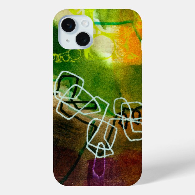Abstract Elegant mixed Colourful painting pattern  Case-Mate iPhone Case (Back)