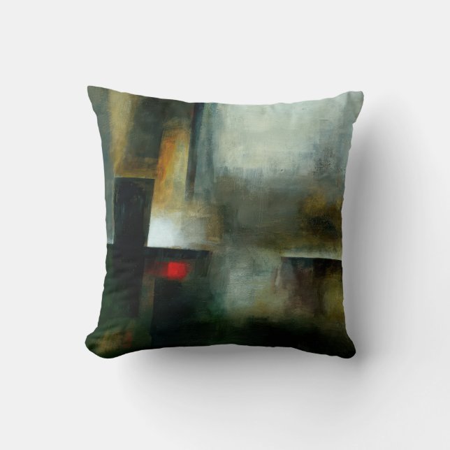 Abstract Elegant mixed Colourful painting pattern  Cushion (Front)
