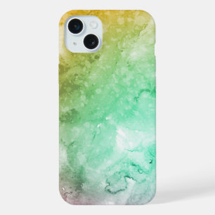 Abstract Elegant mixed Colourful painting pattern iPhone 15 Plus Case
