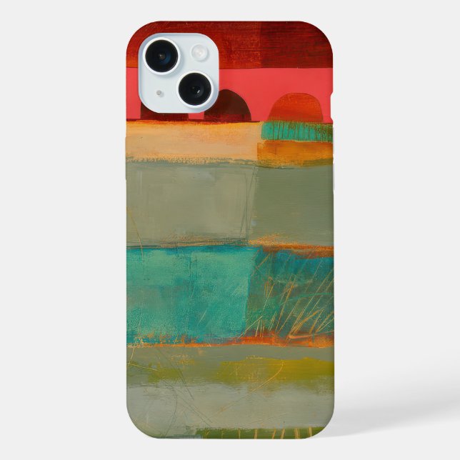 Abstract Elegant mixed Colourful painting pattern  iPhone Case (Back)