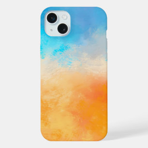 Abstract Elegant mixed Colourful painting pattern iPhone 15 Plus Case