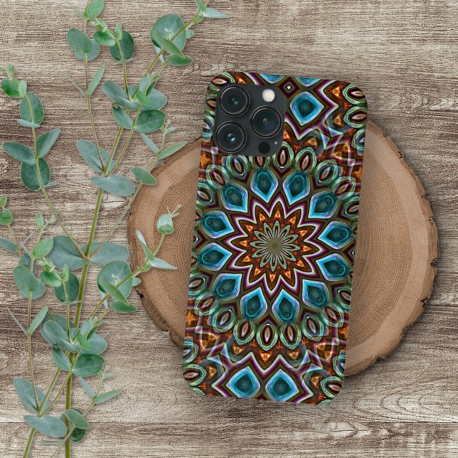 Abstract Elegant Modern Bohemian Mandala Art Case-Mate iPhone Case (Creator Uploaded)