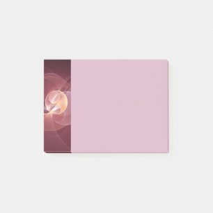 Abstract Elegant Modern Wine Red Fractal Art Post-it Notes