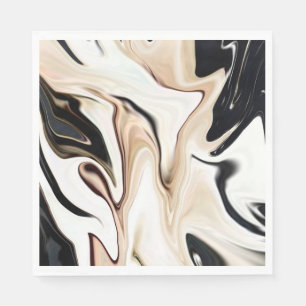 Abstract elegant retro colours digital fluid textu napkin