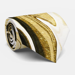 Abstract elegant retro digital fluid liquid marble tie