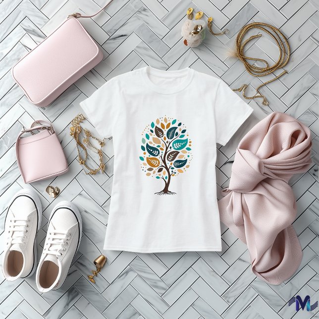 Abstract Elegant Tree Art Design T-Shirt (Creator Uploaded)