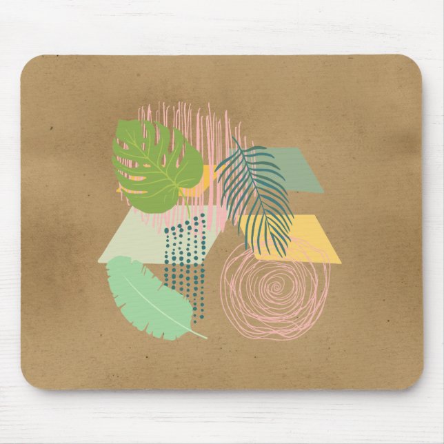 Abstract Elements of Nature  Mouse Mat (Front)
