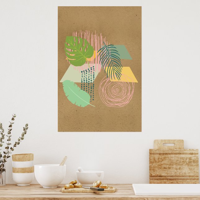 Abstract Elements of Nature   Poster (Kitchen)