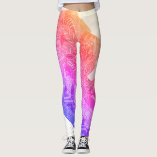 Abstract Elephant Leggings