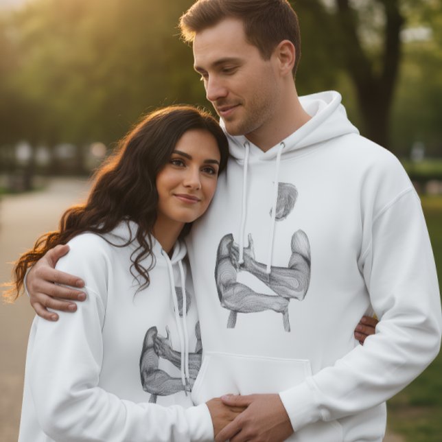 Abstract Emotional Hug Hoodie (Creator Uploaded)