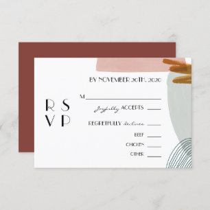 Abstract Enclosure RSVP card