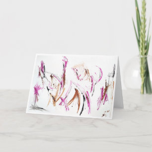 Abstract Encouragement "Simple Kindness" Card