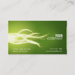 Abstract energy burst business card