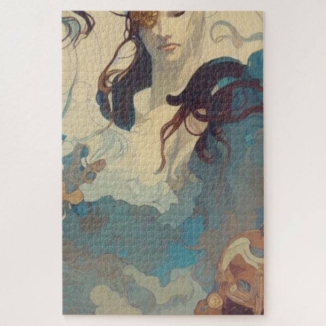 Abstract Essence Of Zen Jigsaw Puzzle (Vertical)