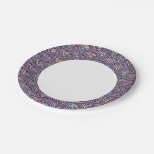 Abstract ethnic background 2 paper plate