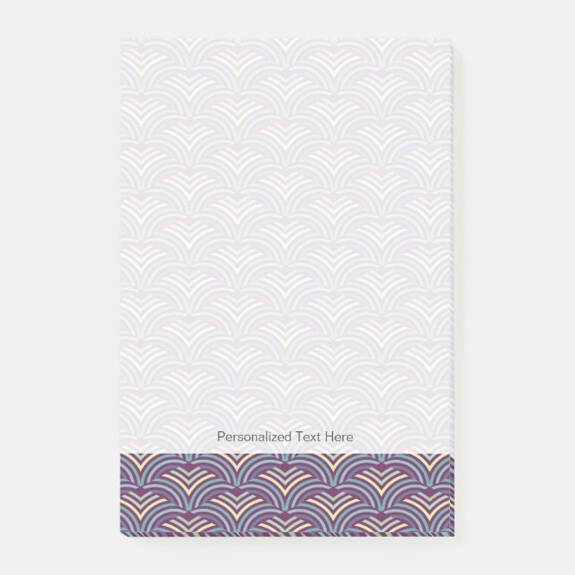 Abstract ethnic background 2 post-it notes (Front)