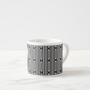 Abstract ethnic background espresso cup
