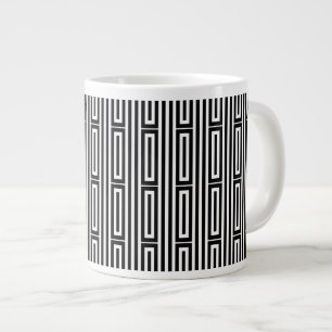 Abstract ethnic background large coffee mug
