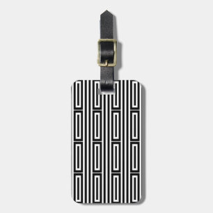 Abstract ethnic background luggage tag