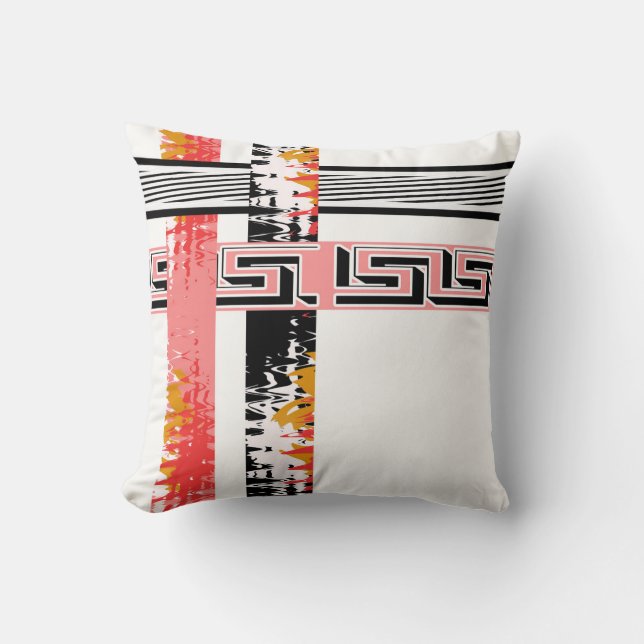 Abstract , ethnic, creative cushion (Front)