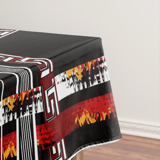 Abstract , ethnic, creative tablecloth (In Situ)
