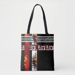 Abstract , ethnic, creative tote bag