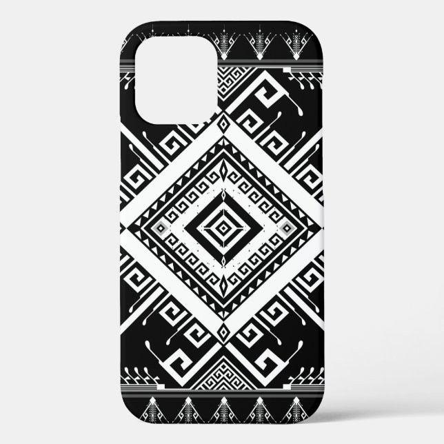 Abstract ethnic geometric pattern background desig Case-Mate iPhone case (Back)