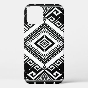 Abstract ethnic geometric pattern background desig iPhone 12 case