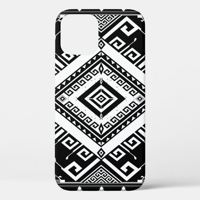 Abstract ethnic geometric pattern background desig Case-Mate iPhone case (Back)