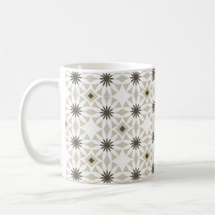 Abstract ethnic geometric patterns design backgrou coffee mug