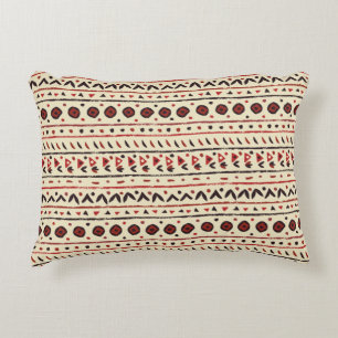 Abstract ethnic seamless pattern decorative cushion