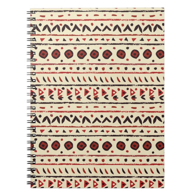 Abstract ethnic seamless pattern notebook (Front)