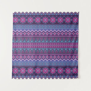 Abstract ethnic stripe pattern,  ornamental vintag tapestry