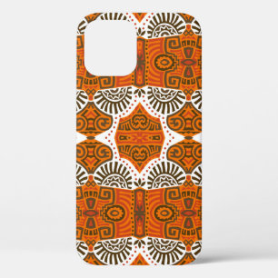 Abstract Ethnic vintage Seamless Pattern. Trendy b iPhone 12 Case