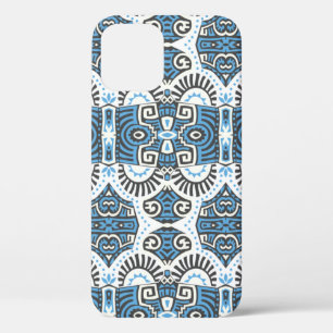 Abstract Ethnic vintage Seamless Pattern. Trendy b iPhone 12 Case