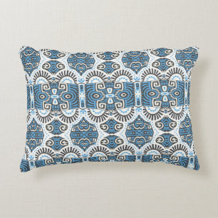 Abstract Ethnic vintage Seamless Pattern. Trendy b Decorative Cushion