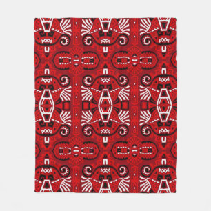 Abstract Ethnic vintage Seamless Pattern. Trendy b Fleece Blanket