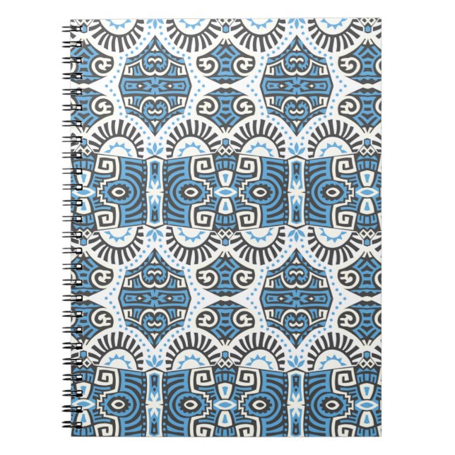 Abstract Ethnic vintage Seamless Pattern. Trendy b Notebook (Front)