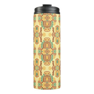 Abstract Ethnic vintage Seamless Pattern. Trendy b Thermal Tumbler