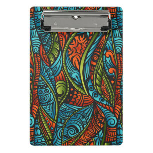 Abstract ethnic wallpaper mini clipboard